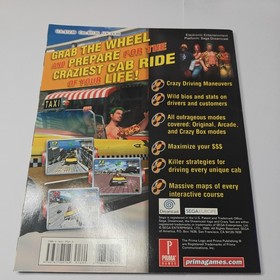 Sega Dreamcast CRAZY TAXI Strategy Guide by PRIMA Games *RARE*