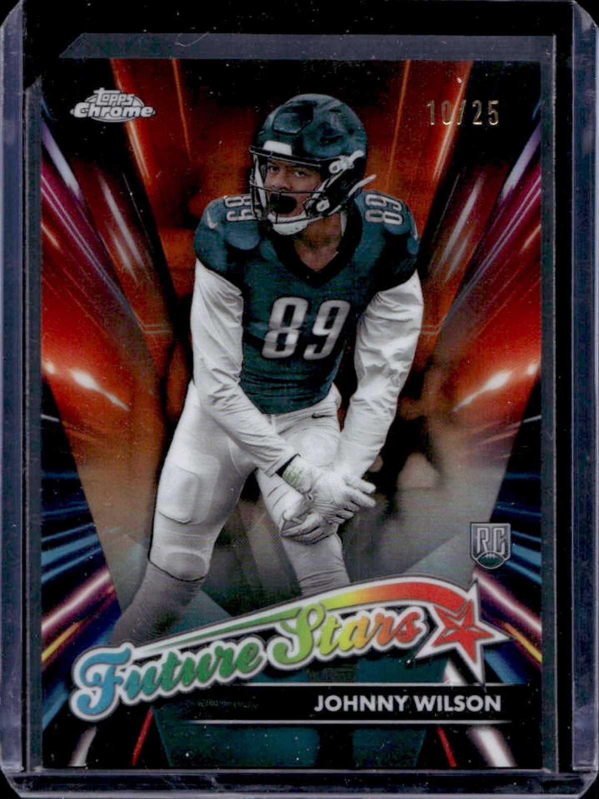 Johnny Wilson Topps Chrome Future Stars #FS22 Orange Refractor