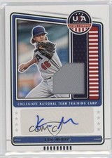 2023 USA Baseball Stars & Stripes Materials Kade Morris (Blue Ink) Auto 0j81