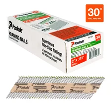Paslode Framing Nails 2 Inch 30 Degree Ring Shank Galvanized Steel 750 Count Box