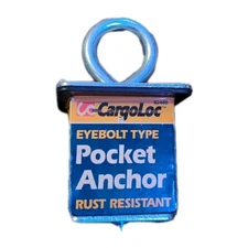 Cargoloc Eyebolt Anchor Point Toggle Bolt Truck Bed Chrome Pocket Anchor
