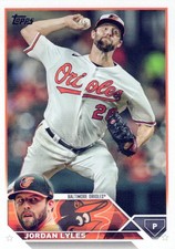 2023 Topps #212 Jordan Lyles Royal Blue