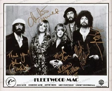 8x10 Print Fleetwood Mac Peter Green Mick Fleetwood John McVie Signed #TPZ
