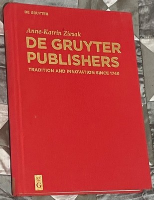 De Gruyter Publishers by Anne-Katrin Ziesak (2012 / No Dust Jacket / English)