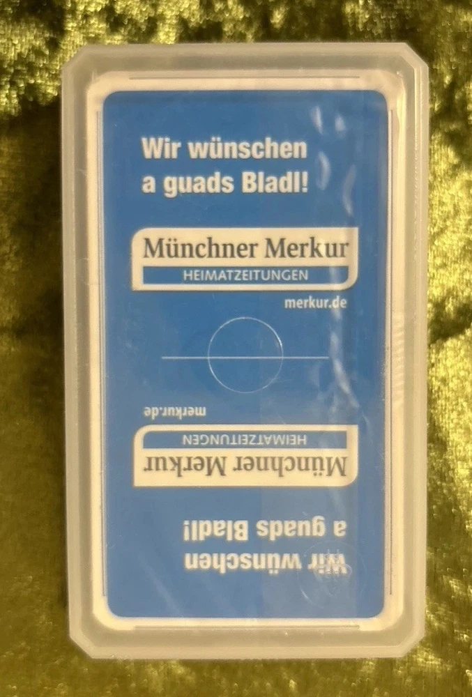 Kartenspiel, Spielkarten, Münchner Merkur, Neu