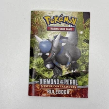 Pokémon TCG Mysterious Treasures 2007 Rule Book / Card List Rampardos Bastiodon