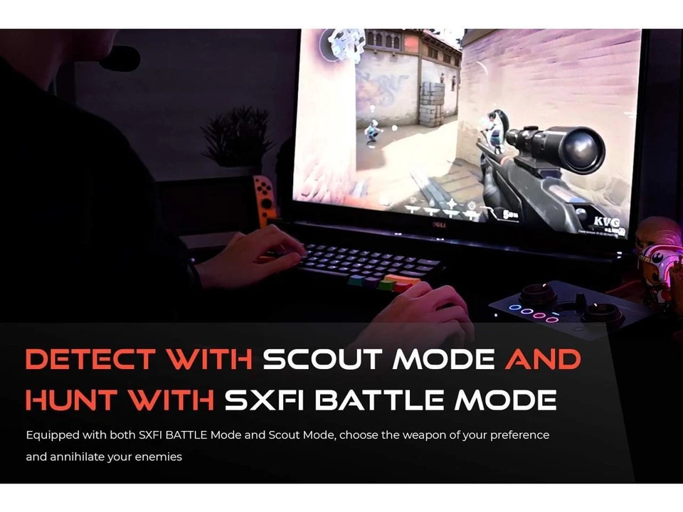 Creative Sound Blaster GC7 Game Streaming DAC Amp ft Programmable Buttons, Super - Image 3 of 4