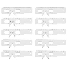 10 Pcs Pd Outil de Mesure pour Yeux Règle Lunettes Abs Pupil Distance