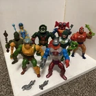 Vintage Motu Masters Of The Universe He-Man Action Figures lot 8 complete