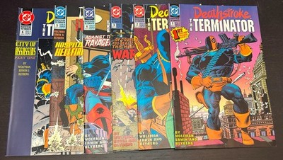 DEATHSTROKE (1991 DC Comics) -- #1 2 3 4 5 6 7 8 9 10 11 12 to 26 + Annual #1 2