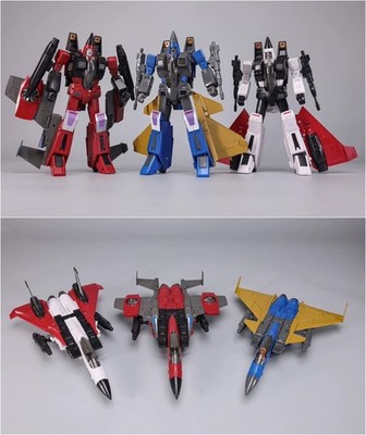 Ready! New MPU01 Thrust/ 02 Ramjet/ 03 Dirge Transforms Toy Jet Set of 3 Figures