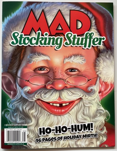 Mad Magazine Stocking Stuffer #6, 2021. FREE SHIPPING! Awesome! HO-HO-HUM!