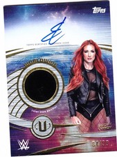 Becky Lynch 2025 Topps Universe WWE Worldwide Relic Auto #84/99