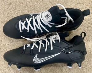 NIKE HUARACHE 9 ELITE LOW LACROSSE Cleats  Black  MENS SZ 13  NEW