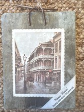 Vieux Carré Antique Roofing Slate Art - St. Louis Cathedral & Jackson Square Print — listing 4