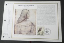 FRANCE DOCUMENT CEF FDC TIMBRE 2446 ART TABLEAU LEONARD DE VINCI PREMIER JOUR