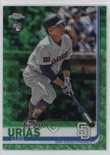 2019 Topps Chrome Green Wave Refractor 74/99 Luis Urias #141 Rookie RC 2d9