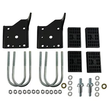 12pc Spring Pad U-Bolt Nuts Stud Multi Leaf Shock Plate Kit For Camaro Firebird