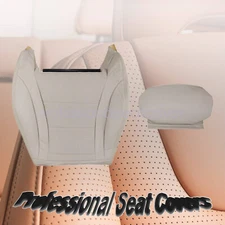 FITS 2015-2021 Mercedes Benz W205 C300 GLC300 Driver Bottom Seat Cover Light TAN