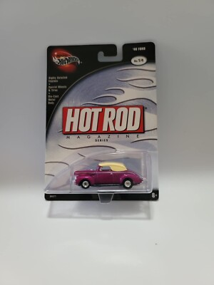 HOT ROD MAGAZINE  40 FORD 100% HOT WHEELS REAL RIDERS  2003