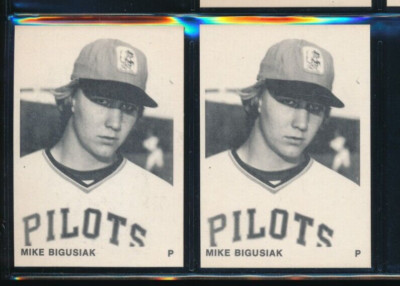 mike Lot (2) 1976 TCMA Mike Bigusiak Clinton Pilots LA Dodgers (HC85