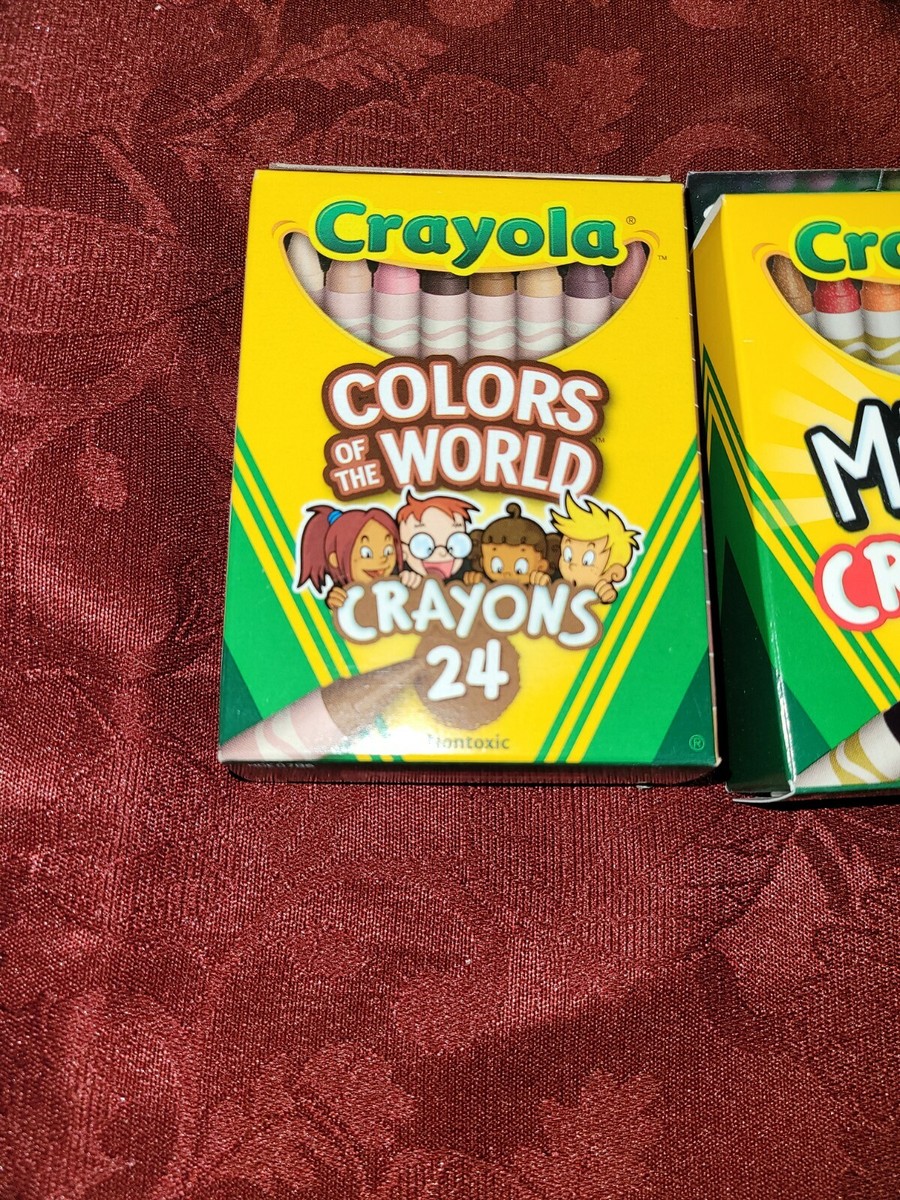 HOME OR SCHOOL ART CRAYOLA COLORS AROUND WORLD 24 PK