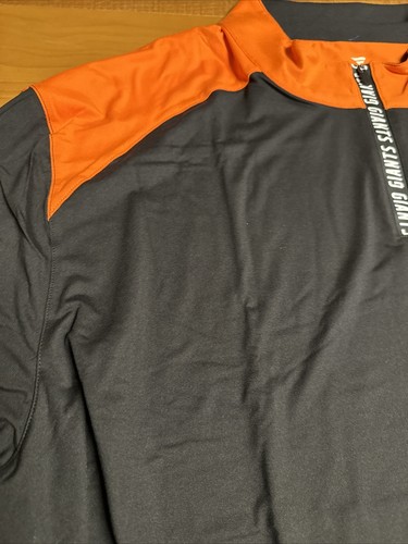 MLB San Francisco Giants Men’s Quarter Zip Pullover Jacket 5XL - Picture 5 of 8