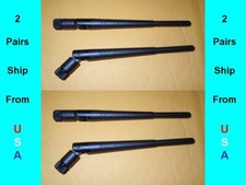 4 units - NEW 5 dBi 2.4GHz Omni Directional Antenna Network Booster WIFI RPSMA