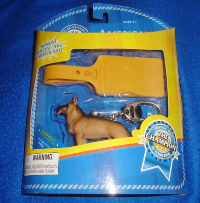 German Shepherd Keychain American Kennel Club AKC MIB