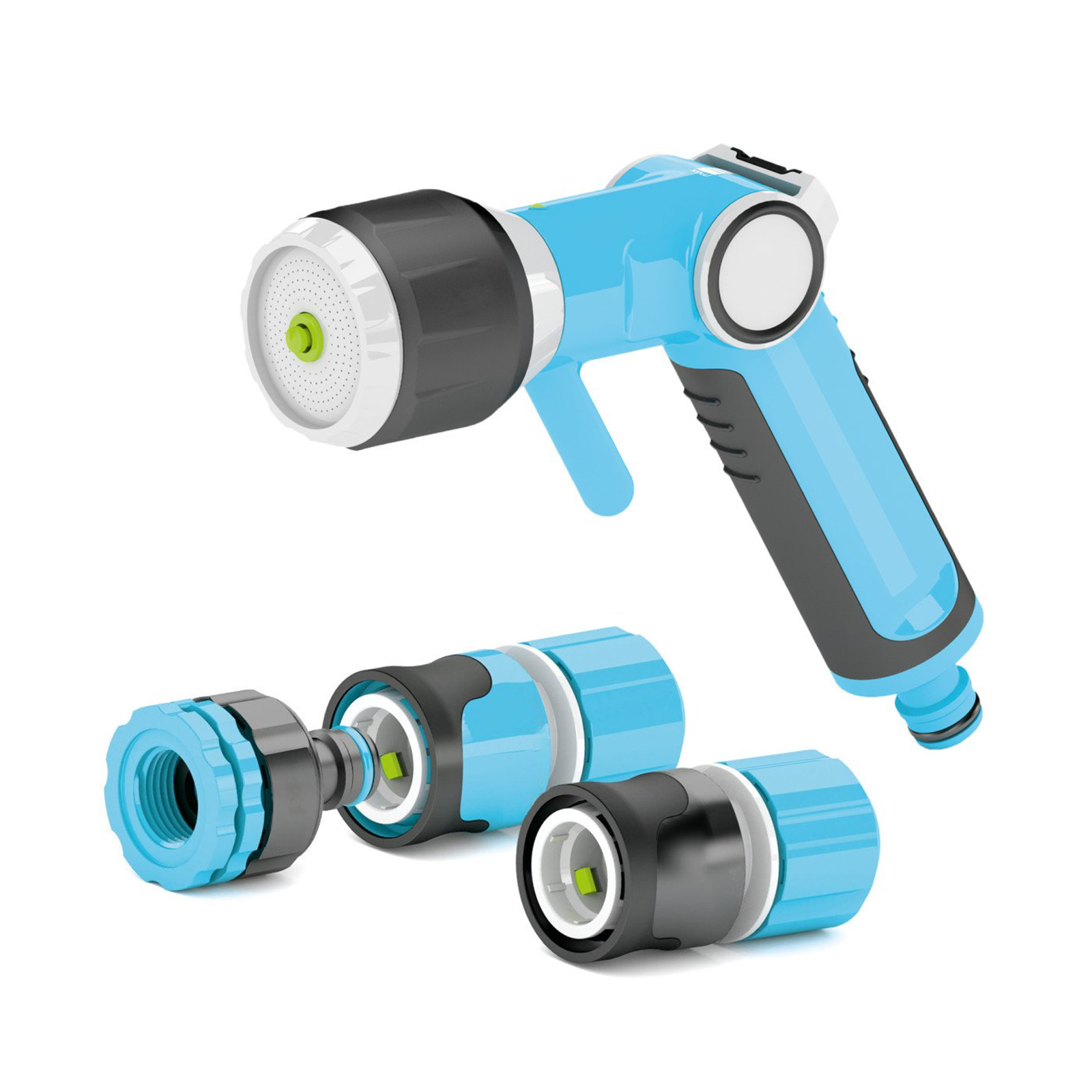 Primaster Pistolenbrause Mit 4 Strahlarten - Perfek Produktbild-Vorschau 7