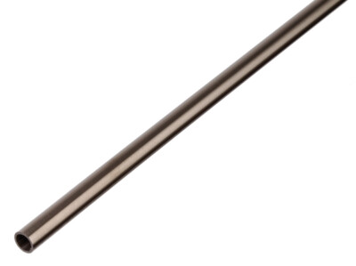 ALBERTS Rundrohr Edelstahl 1000x8x8 mm Materialstärke 1 mm Ø 8 mm Stahlrohr