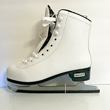 Nattork Performance Coolmax Ice Figure Skates Youth/ Men/Women W-6 & M-5 WHITE