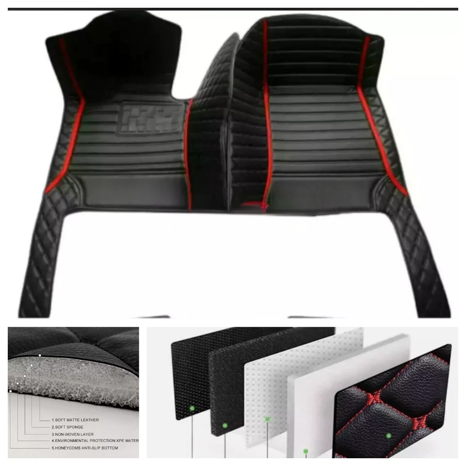 Juego de alfombrillas para coche Mercedes Benz ajuste personalizado todas las estaciones impermeables Foto 4 de 4