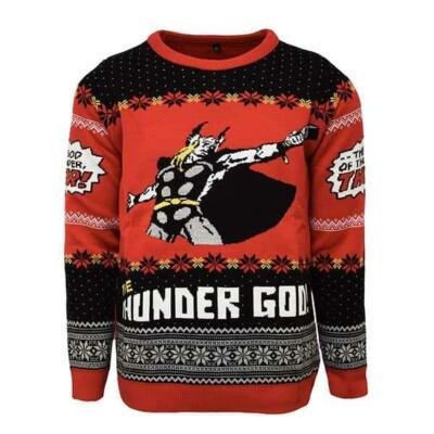 Weihnachts Pullover Thor - UK Xs / US 2XS Neu & Perfekt Offiziell Numskull