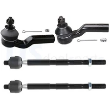 4pcs Front Inner and Outer Tie Rod Ends For 2012-2018 FORD ESCAPE FOCUS C-MAX