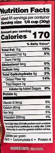 Kirkland Signature U.S.A. Supreme Whole Almonds 3 Pounds 1.36kg 9 Cups Baking