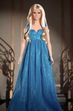 Barbie Supermodel Claudia Schiffer Doll in Versace Gown In Unopened Box.