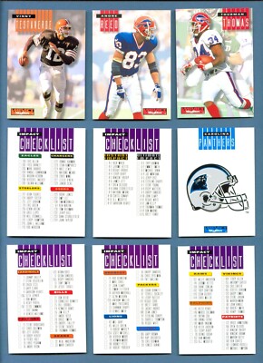 1994 SkyBox Impact #270 CHECKLIST Unmarked MINT