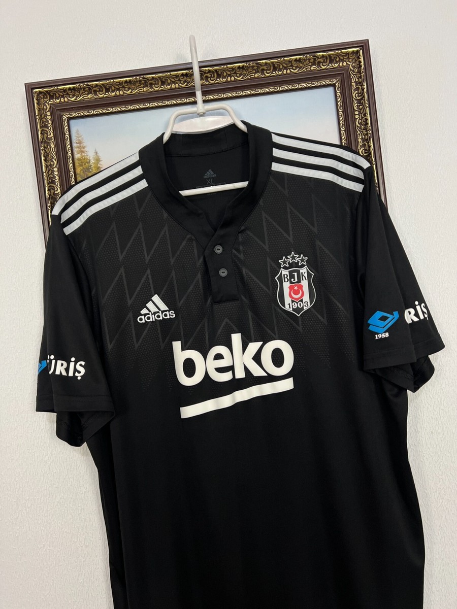 Besiktas football shirt 2021 Soccer Adidas Black Jersey Mens