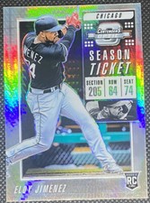 ELOY JIMENEZ RC 2019 Contenders Optic SILVER Hyper PRIZM 66/299 WHITE SOX
