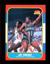 1986 Fleer Jay Vincent #118 Set Break