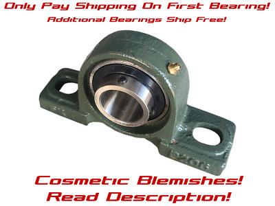 UCP206-19 Pillow Block Bearing 1-3/16'' Bore Cosmetic Blemishes Read Description