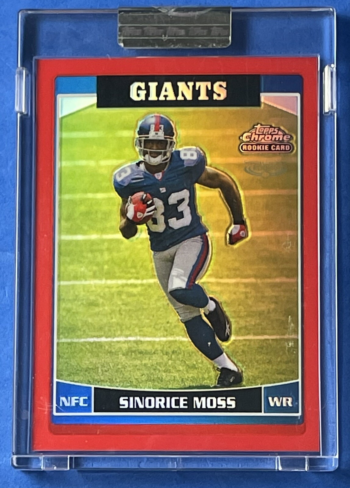Sinorice Moss Topps Chrome #226 Red Refractor