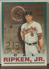 Cal Ripken Jr 1992 Fleer Pro Vision #711  CR2