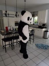 Full panda costume with solid foam head Large Used - Good condition, large fit