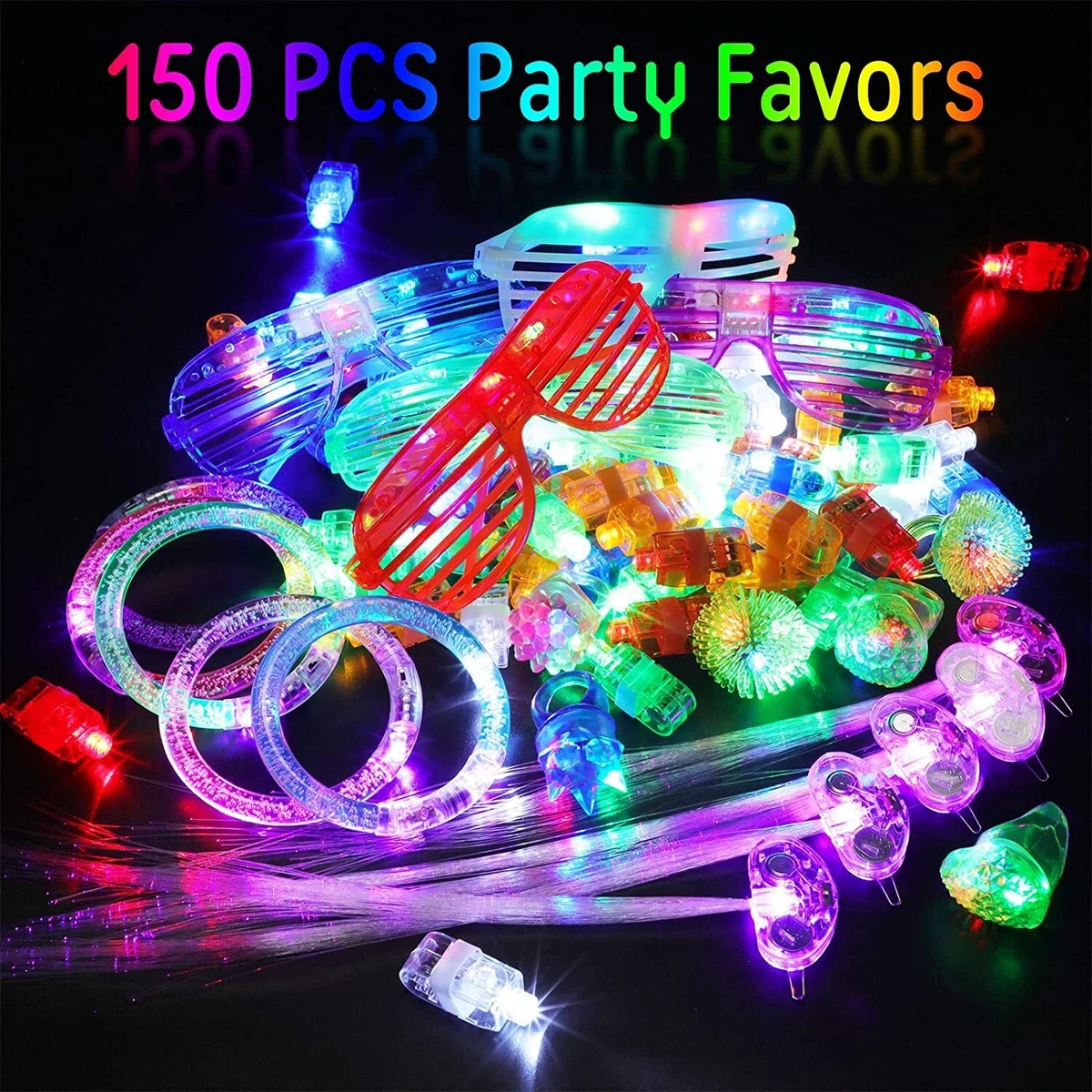 150-Pack LED Glow Party Favors - Light Up the Night