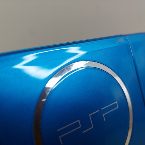 Sony Playstation Portable PSP 3000 Vibrant Blue Console Japan Import Rare - Picture 5 of 19