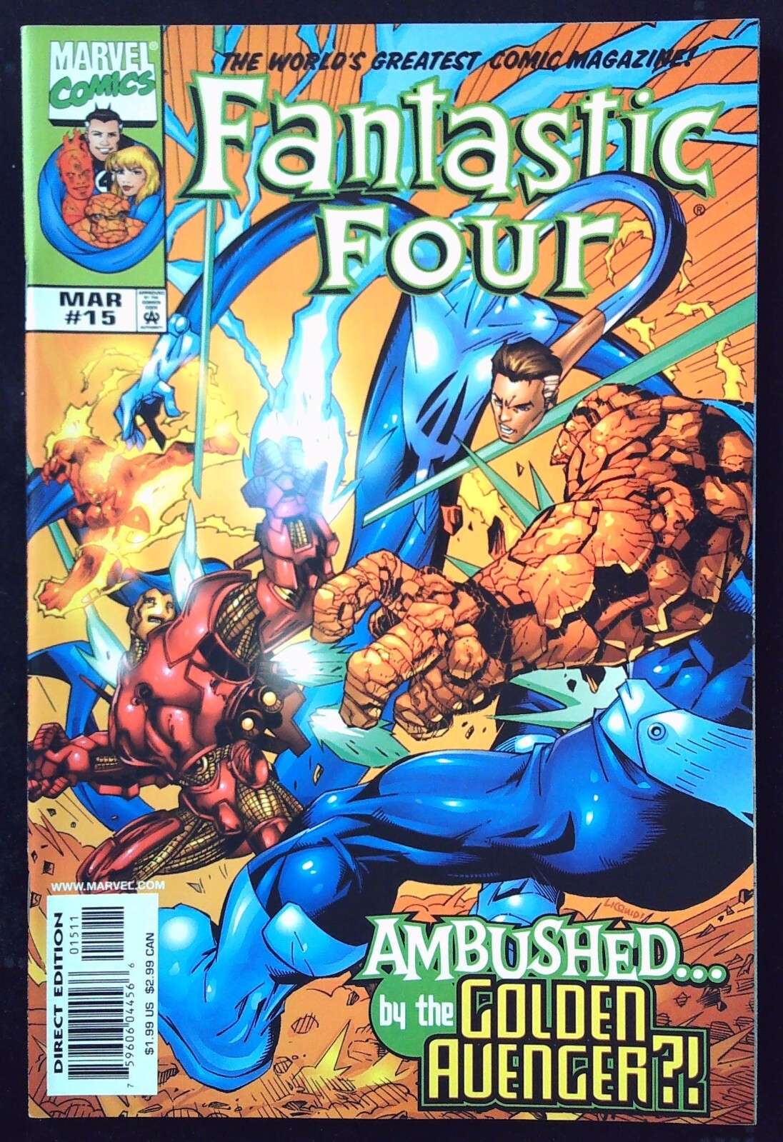 FANTASTIC FOUR (1998) #15 *First Valeria Richards NM (9.4)