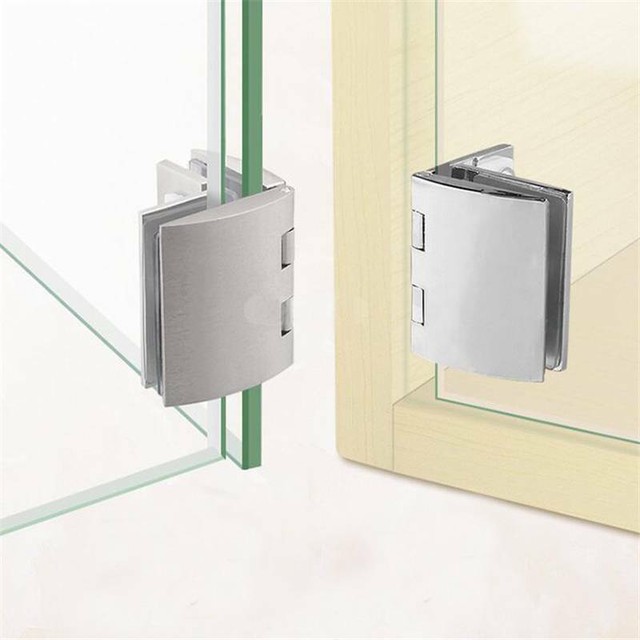 1Pcs Glass Door Hinge Display Hinges Swivel Cupboard Hinge