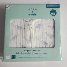  Aden + Anais Lightsleeping bag Organic Muslim 100% Organiccotton NEW IN BOX